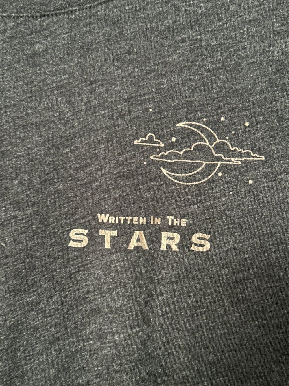 Old Navy Gray Celestial T-Shirt Women's Medium Star Constellation Graphics - Picture 4 of 10